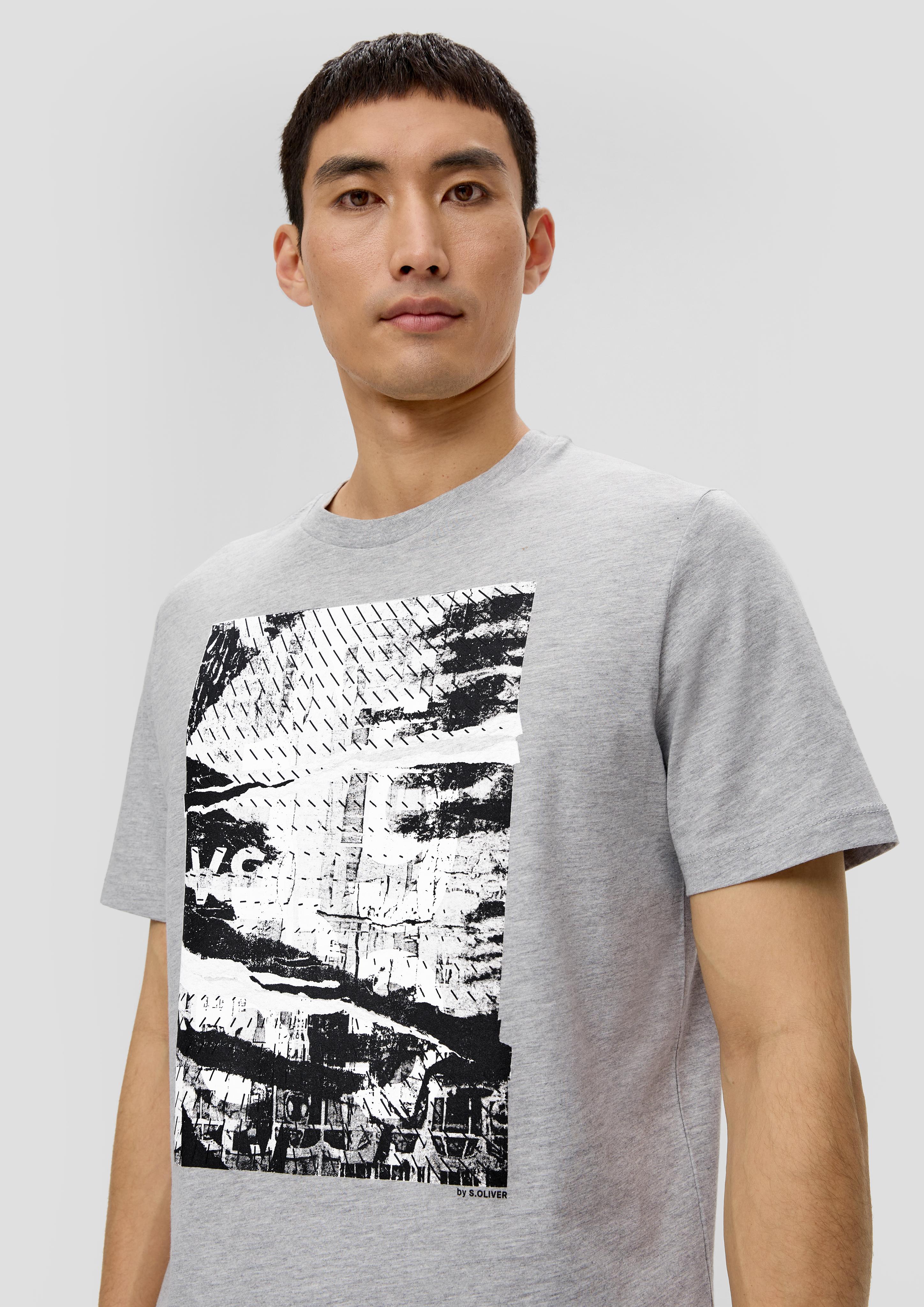 T-Shirt mit Frontprint  2138638-90D1