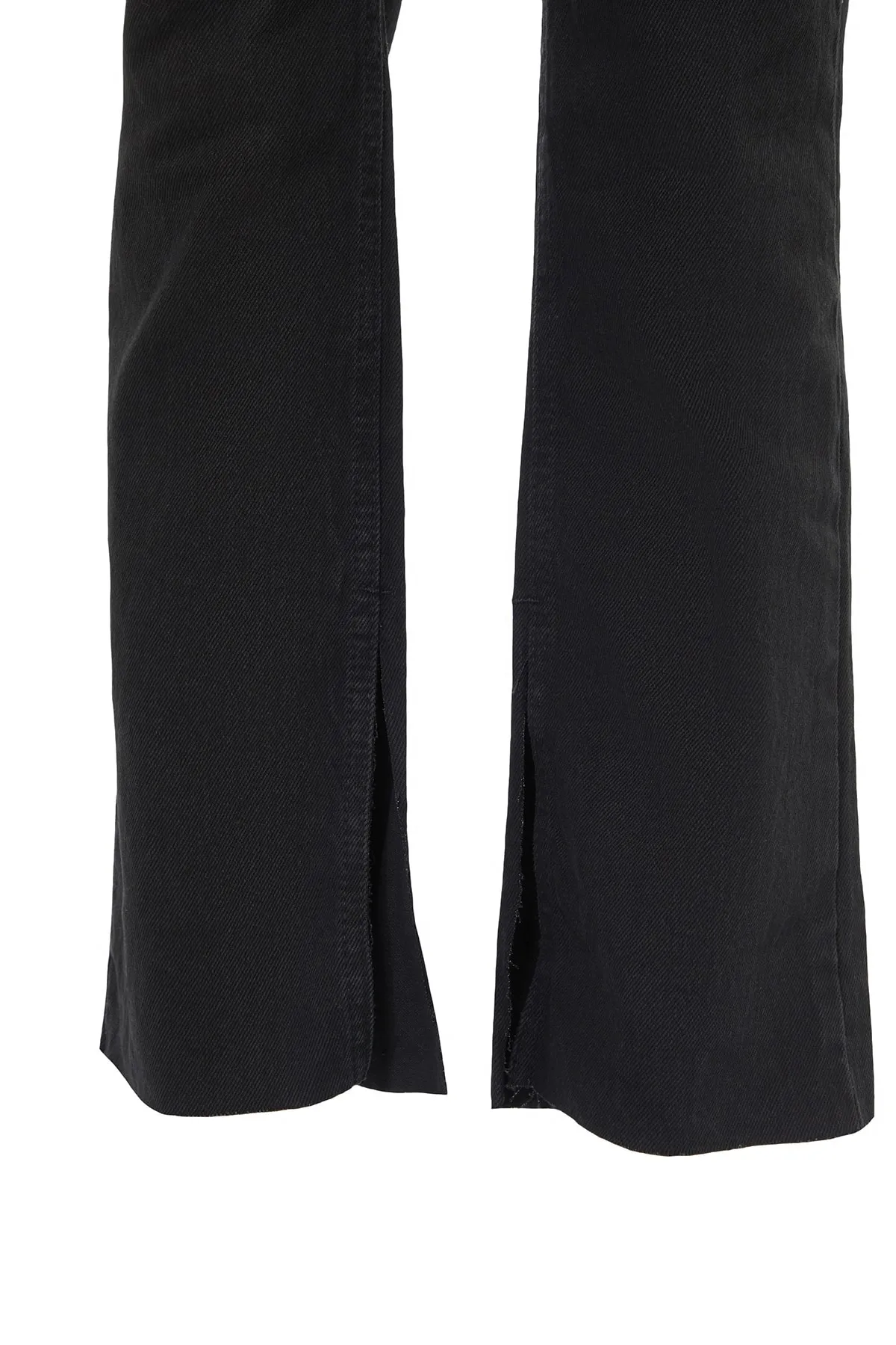 Trendyol Collection  Schwarze Schlagjeans mit Schlitz und hoher Taille TWOAW22JE0382
