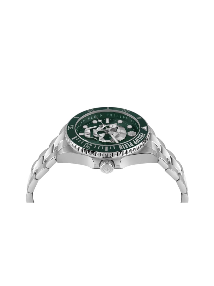 Philipp Plein Philipp Plein Herrenuhr The $kull Diver in silber günstig kaufen onesize
