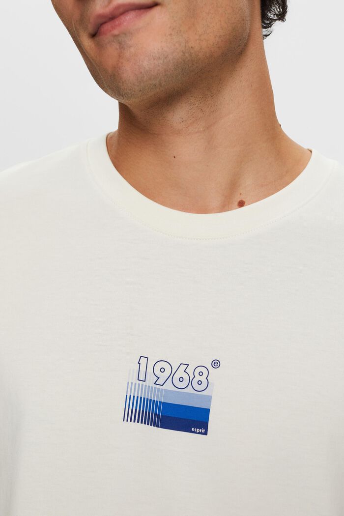 Bedrucktes Jersey-T-Shirt, 100 % Baumwolle