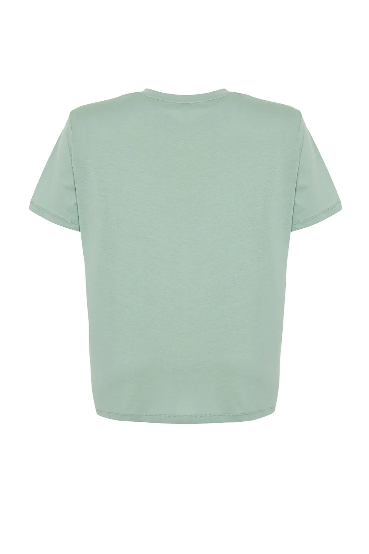 Trendyol Curve  Große Größen in T-Shirt - Grün - Boyfriend
