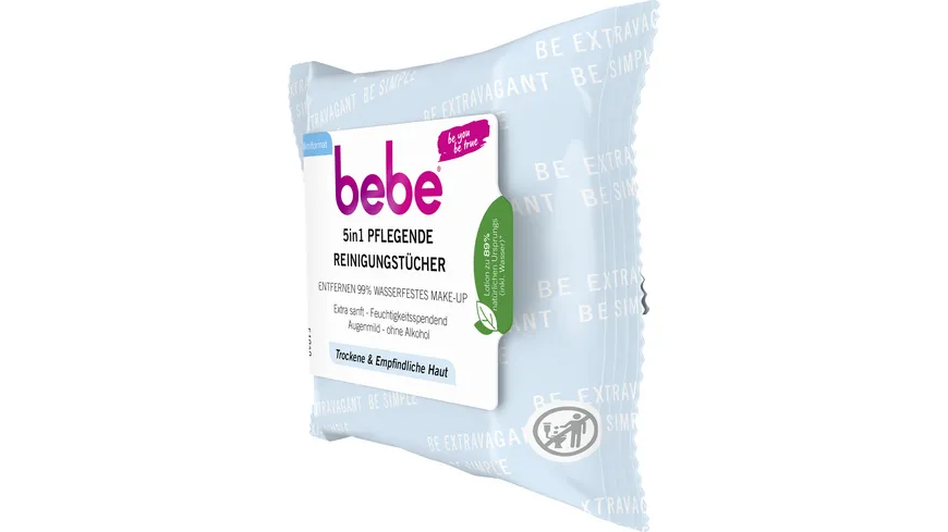 bebe 5in1 PFLEGENDE REINIGUNGSTÜCHER 7 Tücher