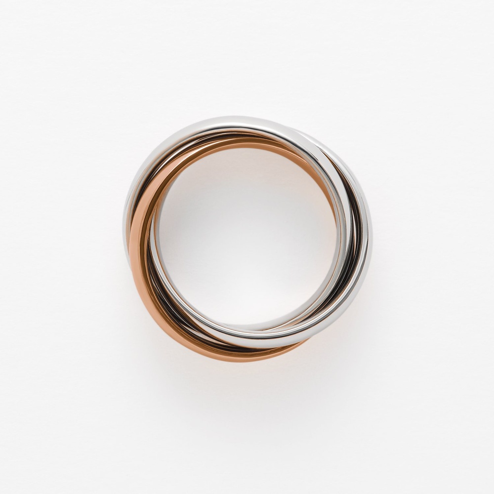 Esprit Bague pour femme Acier inoxydable or rose, argent Bague
