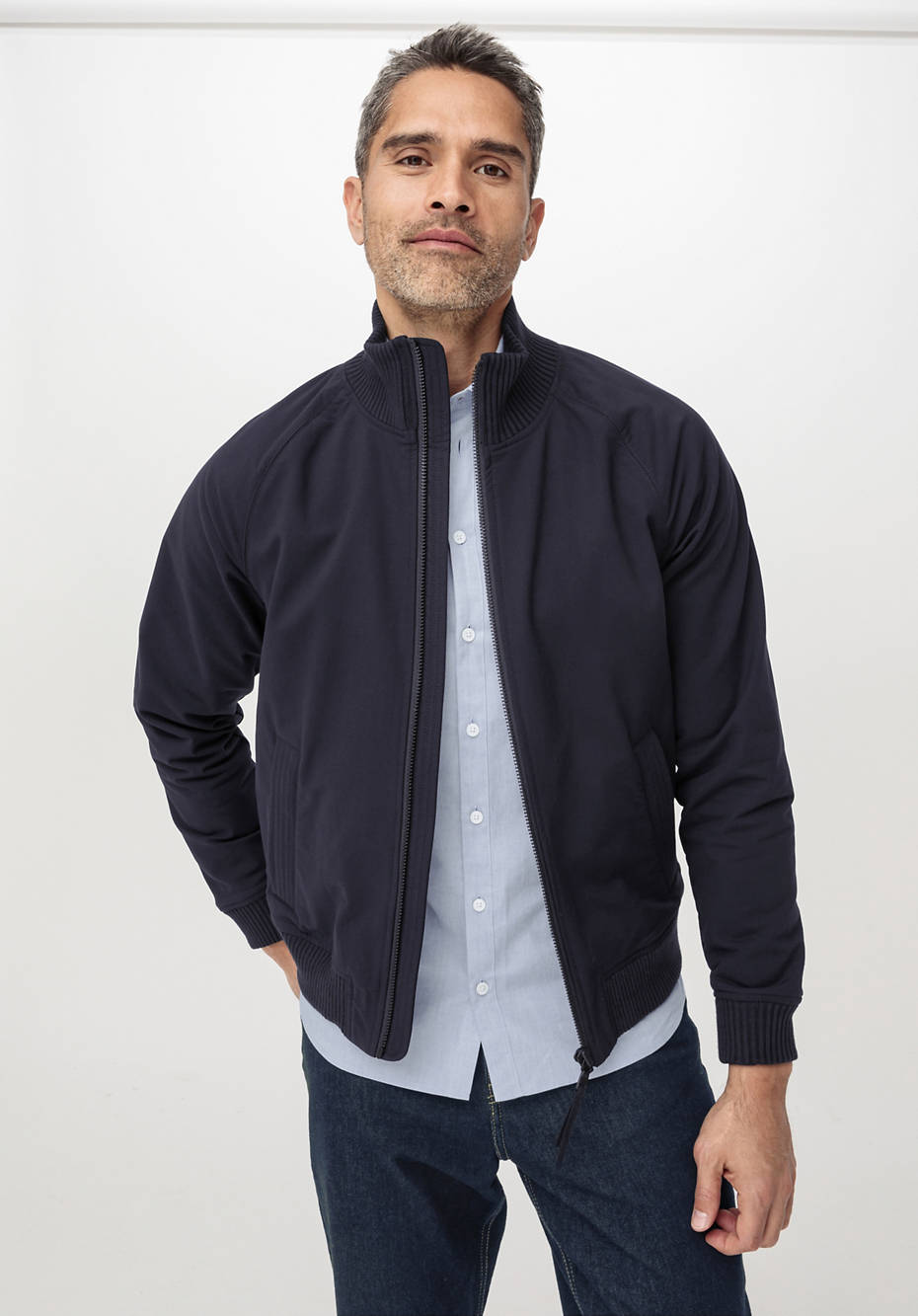 Softshell Blouson-Jacke aus Bio-Baumwolle