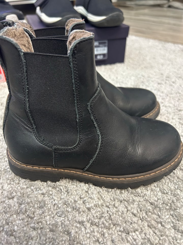 bisgaard Leder-Chelsea-Boots in Schwarz günstig kaufen 28