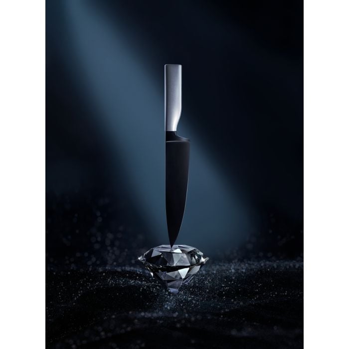 Ultimate Black Chinesisches Kochmesser, 18,5 cm
