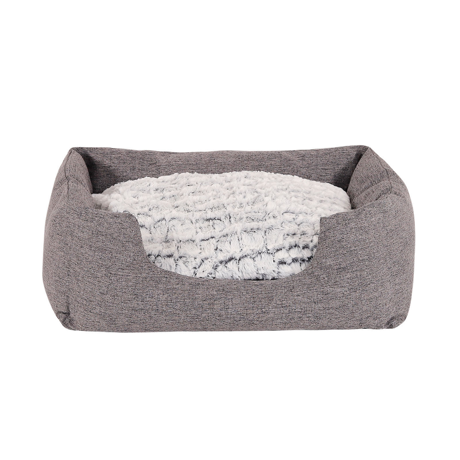 Lionto Hundebetten Lionto Hundebett mit Wendekissen meliert grau S
