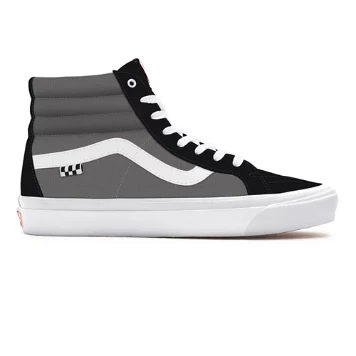Suede Charcoal and Black Suede Skate Sk8-Hi Personalizzate