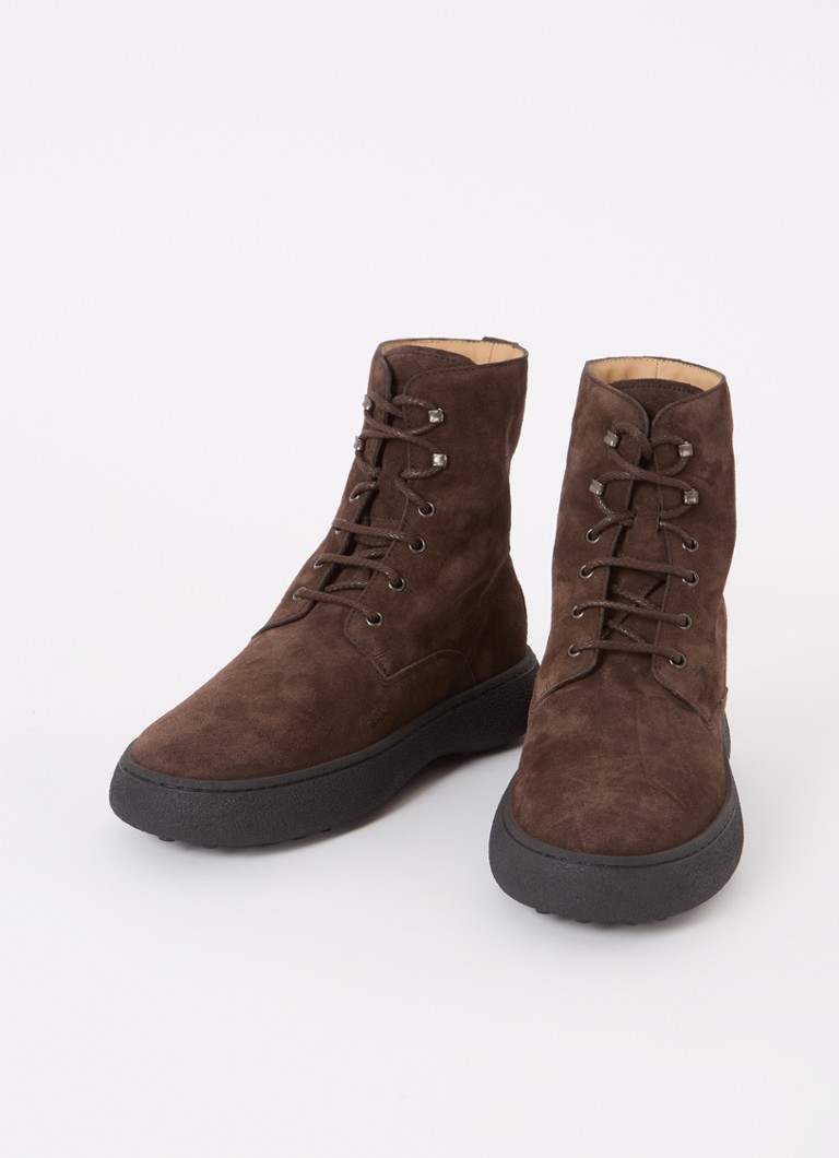 Tod's Gommino semišové šněrovací boty