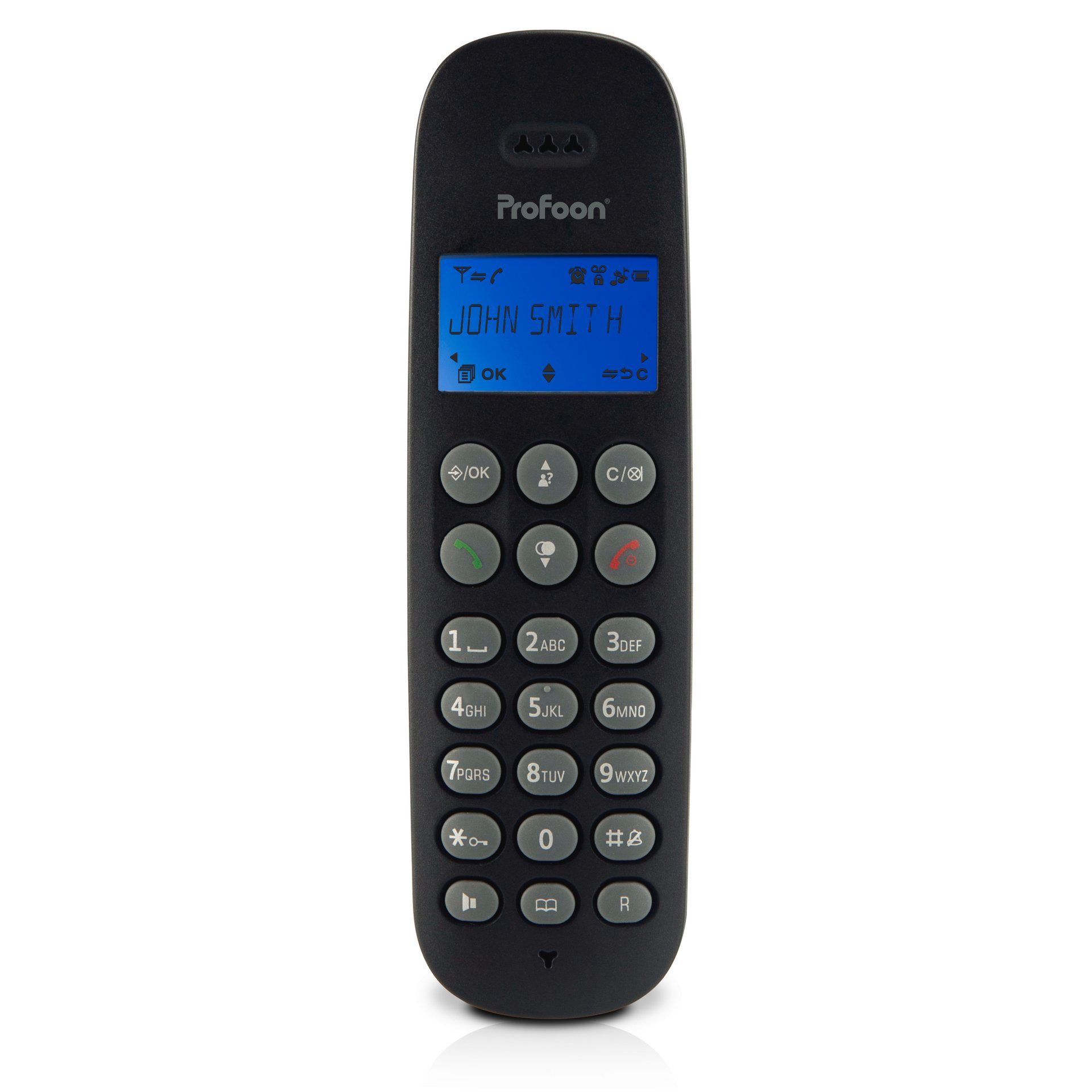 Profoon PDX-320 - DECT-Telefon mit 2 Mobilteilen Schnurloses DECT-Telefon