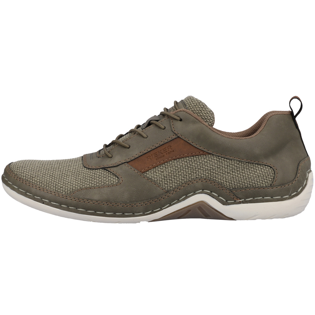 Rieker 07552 Sneaker Low gruen