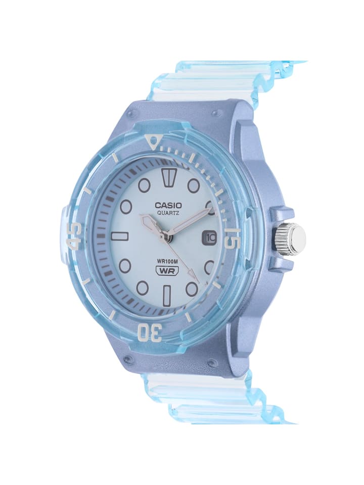 Casio Kunststoff Quarzuhr Casio Blau günstig kaufen 20,5 cm