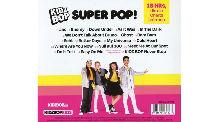 Kidz Bop Super Pop!