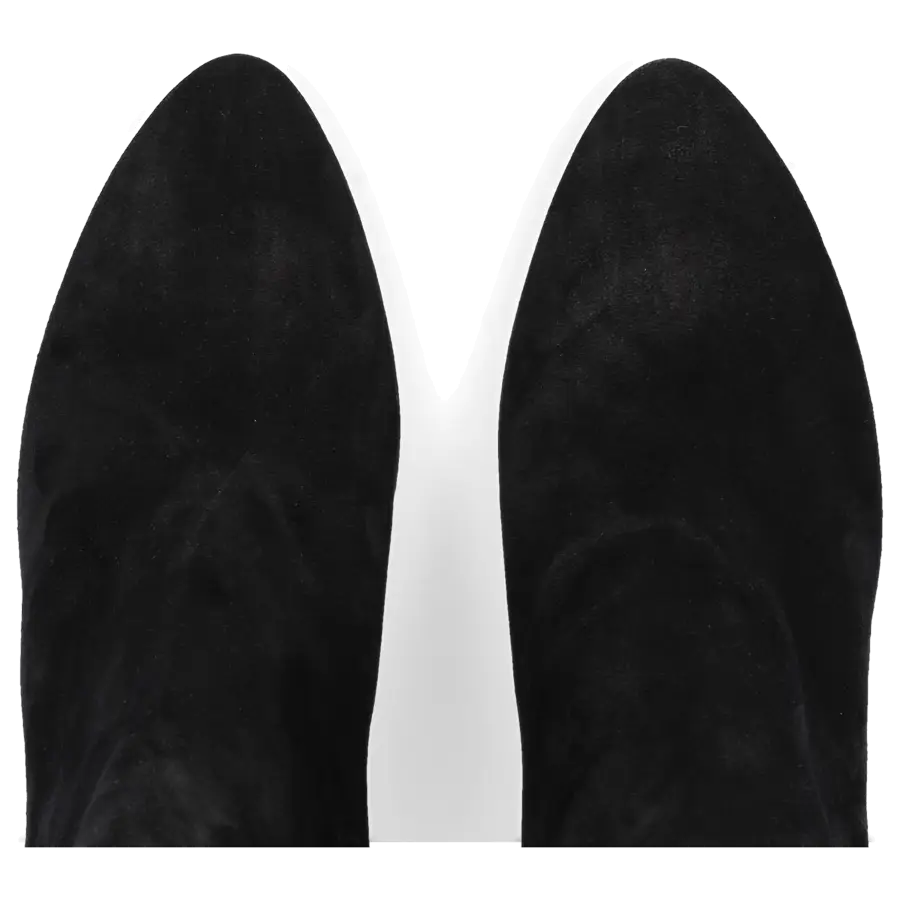 Saint Laurent - Stiefeletten LOU 75 Veloursleder - schwarz