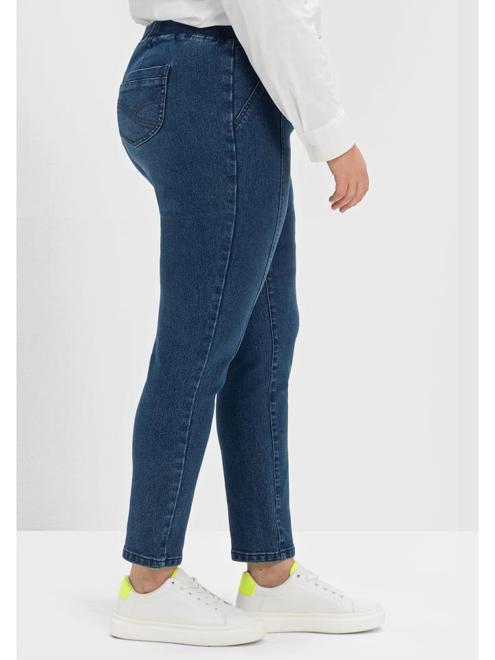 sheego Jeans in blue Denim günstig kaufen