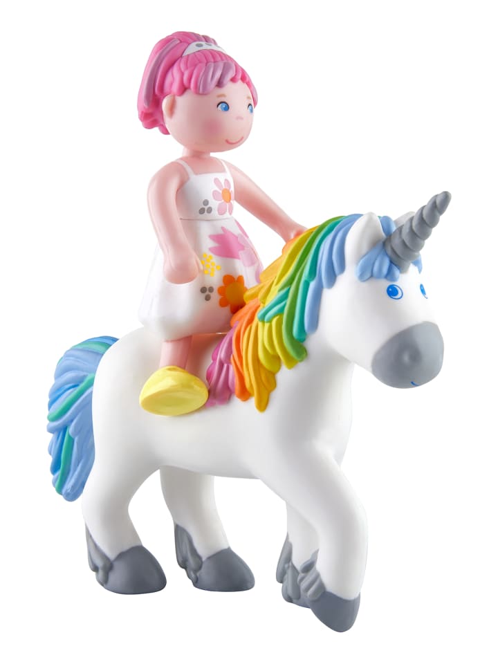 Haba Minipuppe Little Friends in Amira & Einhorn Ruby Rainbow günstig kaufen onesize