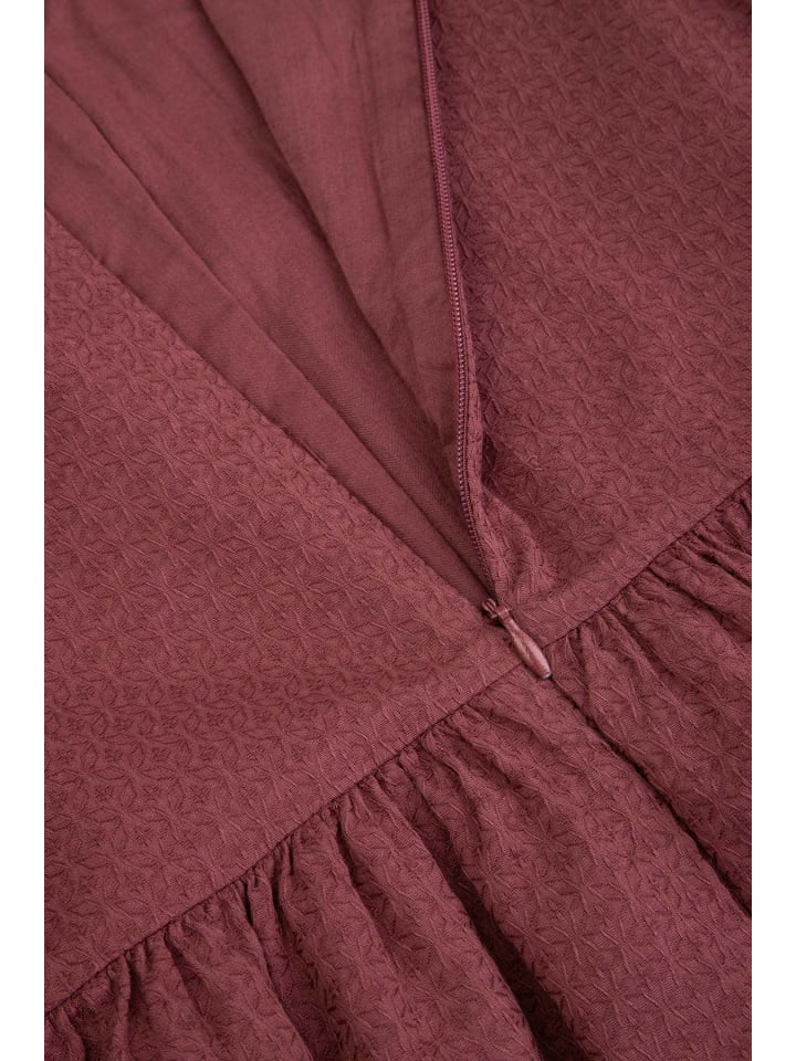 Coccodrillo Stoffkleid in dunkelrot günstig kaufen