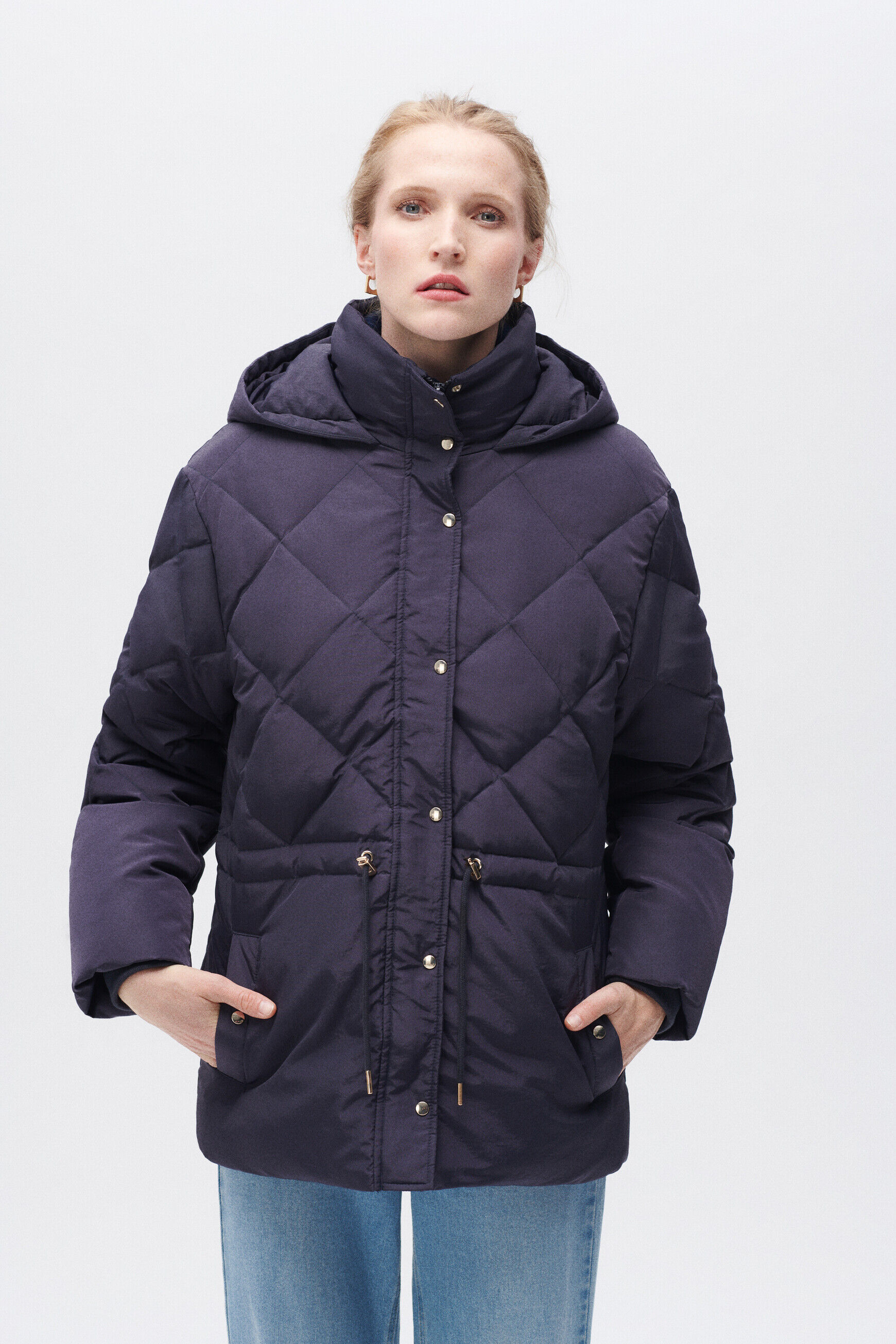 Doudoune gloria bleu marine femme