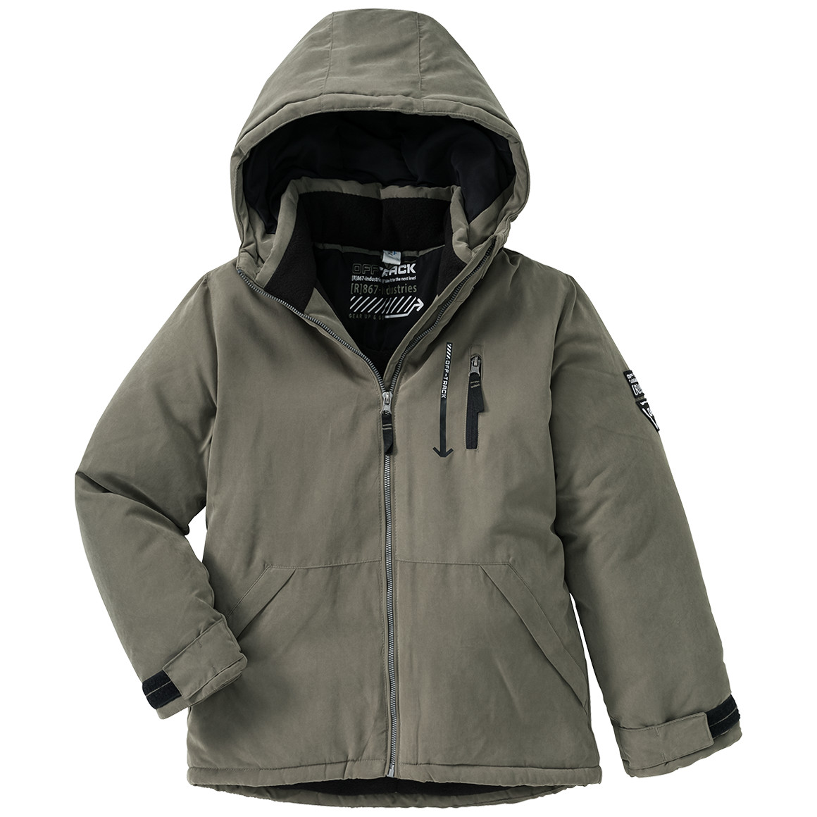 Jungen Winterjacke mit Fleecefutter
