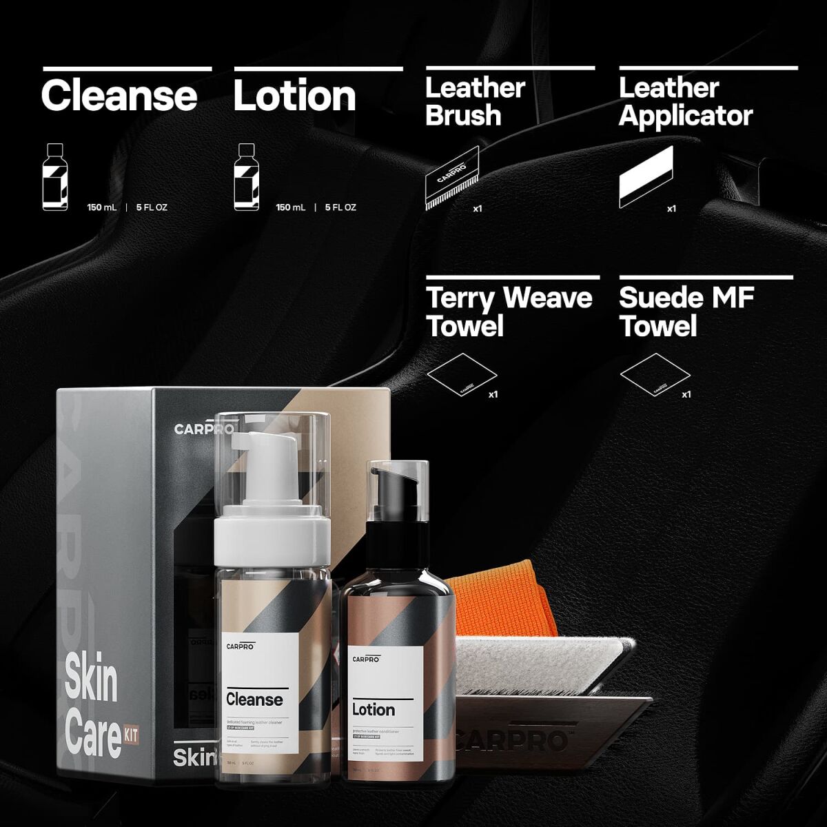 CarPro Leather SkinCare Kit 150ml