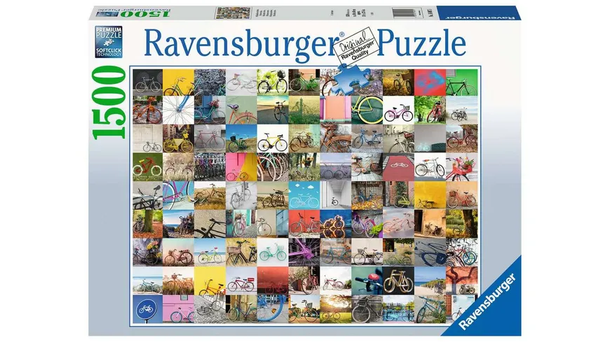 Ravensburger Puzzle - 99 Fahrräder und mehr... - 1500 Teile