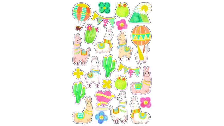folia Epoxy-Sticker ALPACA 10x15cm
