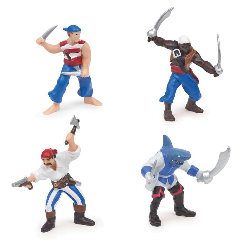 Coffret figurines Mini Tub's pirates & corsaires Papo