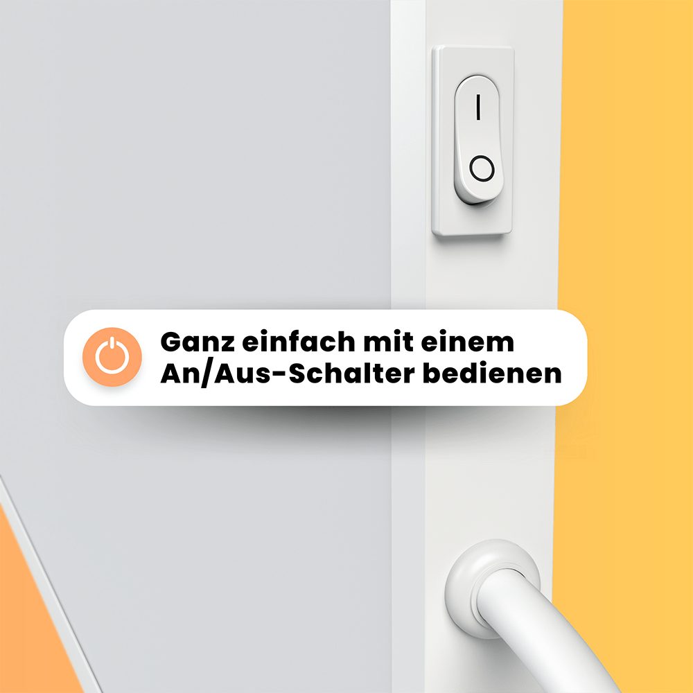 Bringer Infrarotheizung BRIH, 300-1200 Watt mit Thermostat Elektroheizung