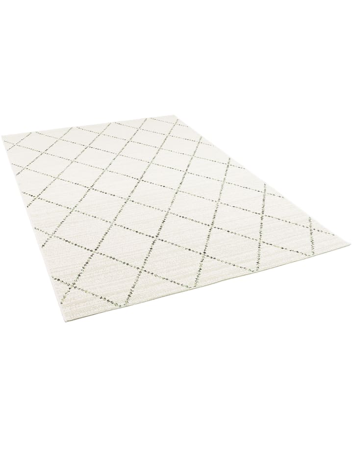 Pergamon In- und Outdoor Teppich Carpetto Rauten in Creme günstig kaufen