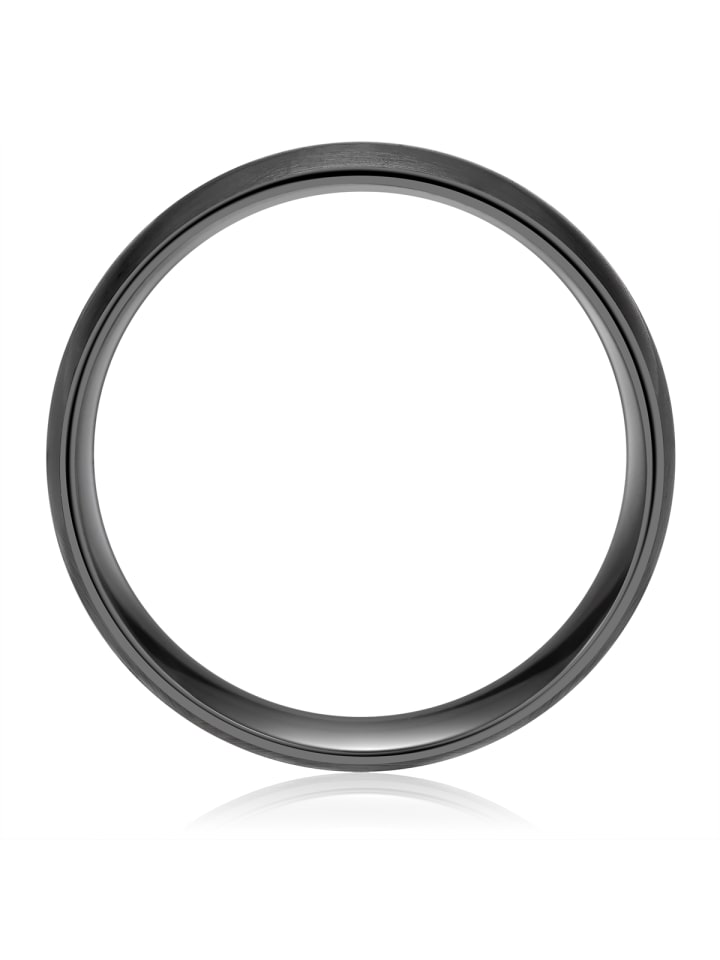 True Rebels Ring Edelstahl gunmetal in gunmetal günstig kaufen