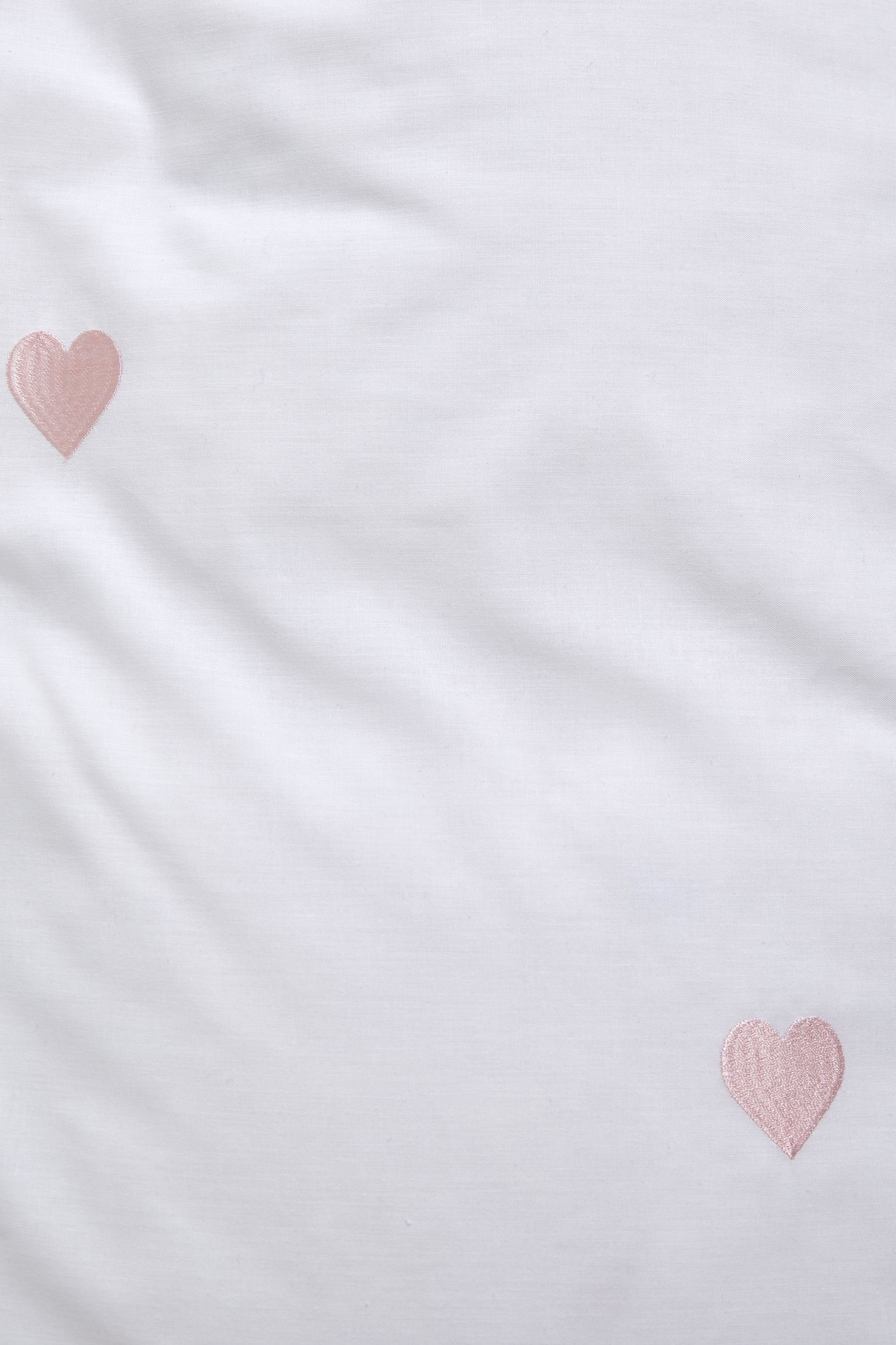Bett-Set, Set aus Bettbezug und Kissenbezug mit Stickerei, Next, Bezug: Polyester, Baumwolle