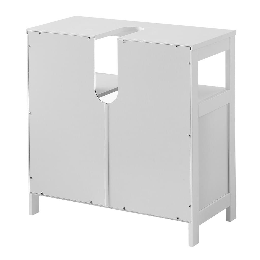 VASAGLE Waschbeckenunterschrank mit 2 Türen, offenes Fach, 60 x 30 x 60 cm