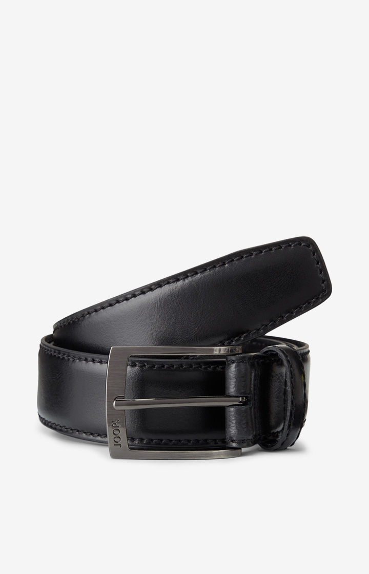 Ledergürtel in Schwarz