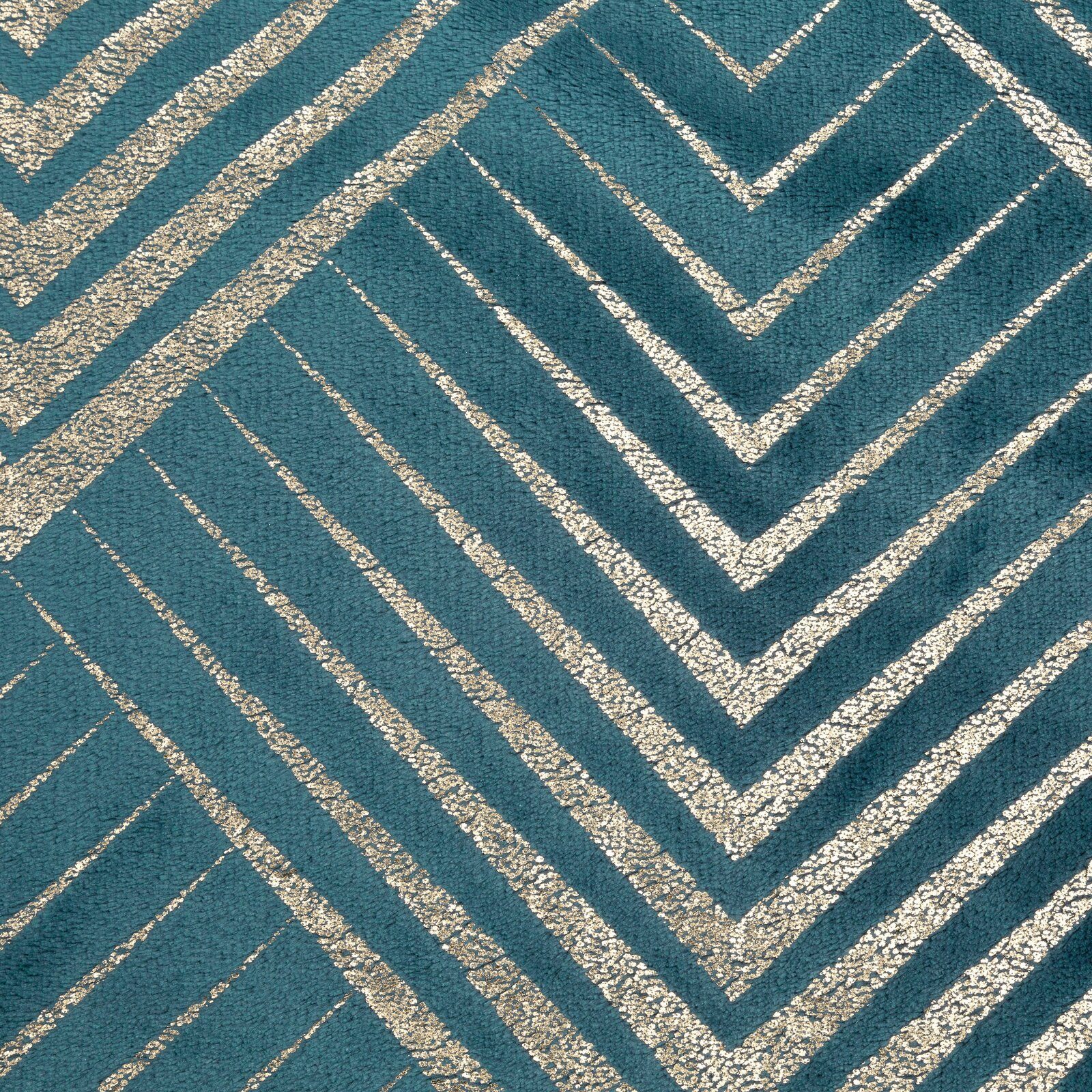 Wohndecke GINKO, Eurofirany, Sofadecke, mit leicht glänzdenem Muster, silber, gold, 250 GSM