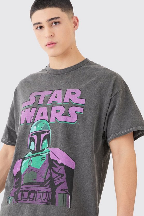 Oversize T-Shirt mit lizenziertem Star Wars Stroop Troop Print