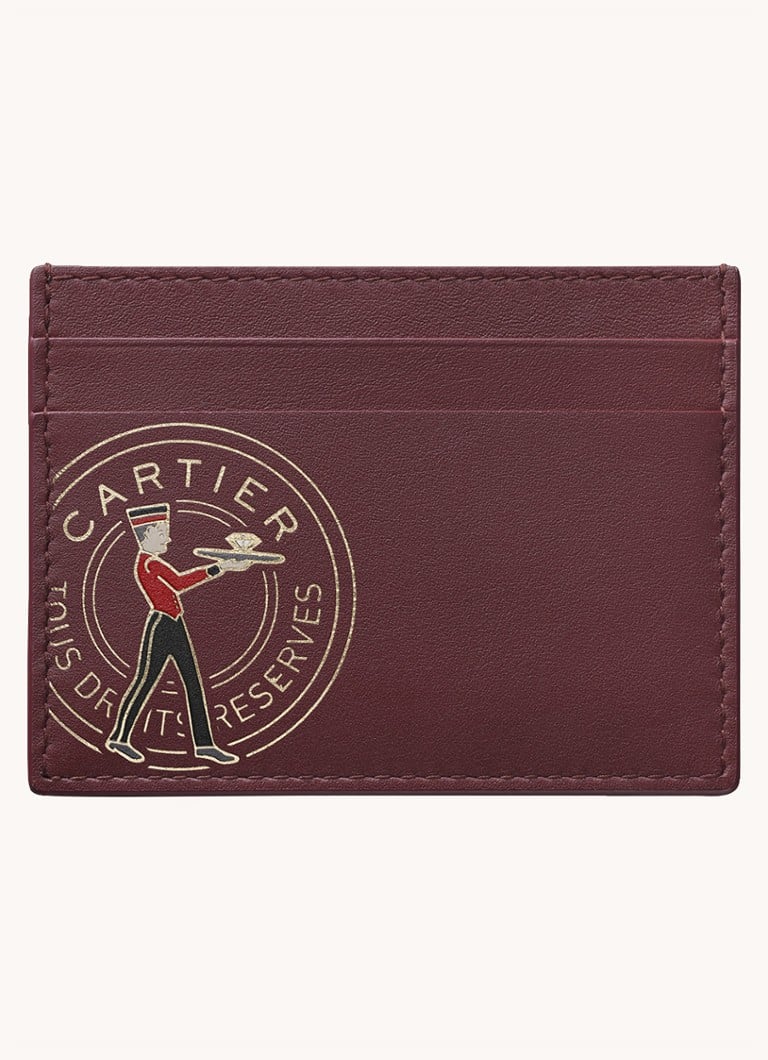 Etui na karty Cartier Diabolo de Cartier ze skóry cielęcej CRL3002003