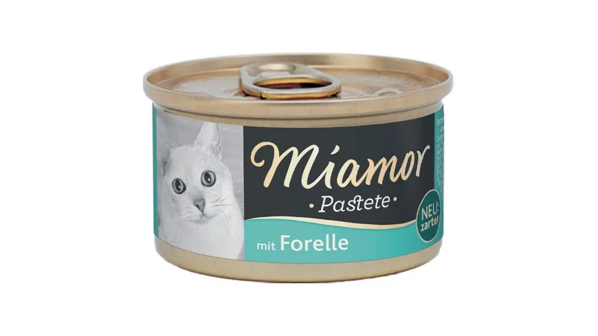 Miamor Katzennassfutter Pastete mit Forelle 85 g