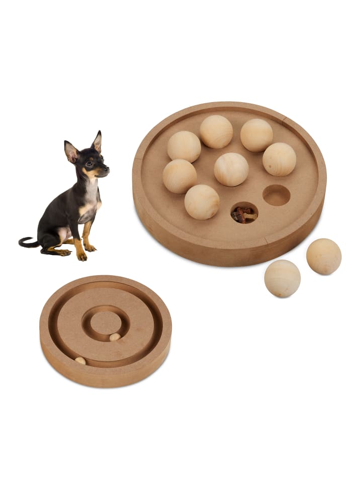 relaxdays Intelligenzspielzeug in Natur günstig kaufen onesize