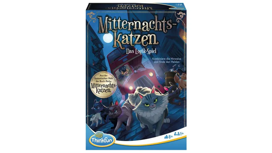 Thinkfun - Mitternachtskatzen - Das Logik-Spiel für Jungen und Mädchen ab 8 Jahren.