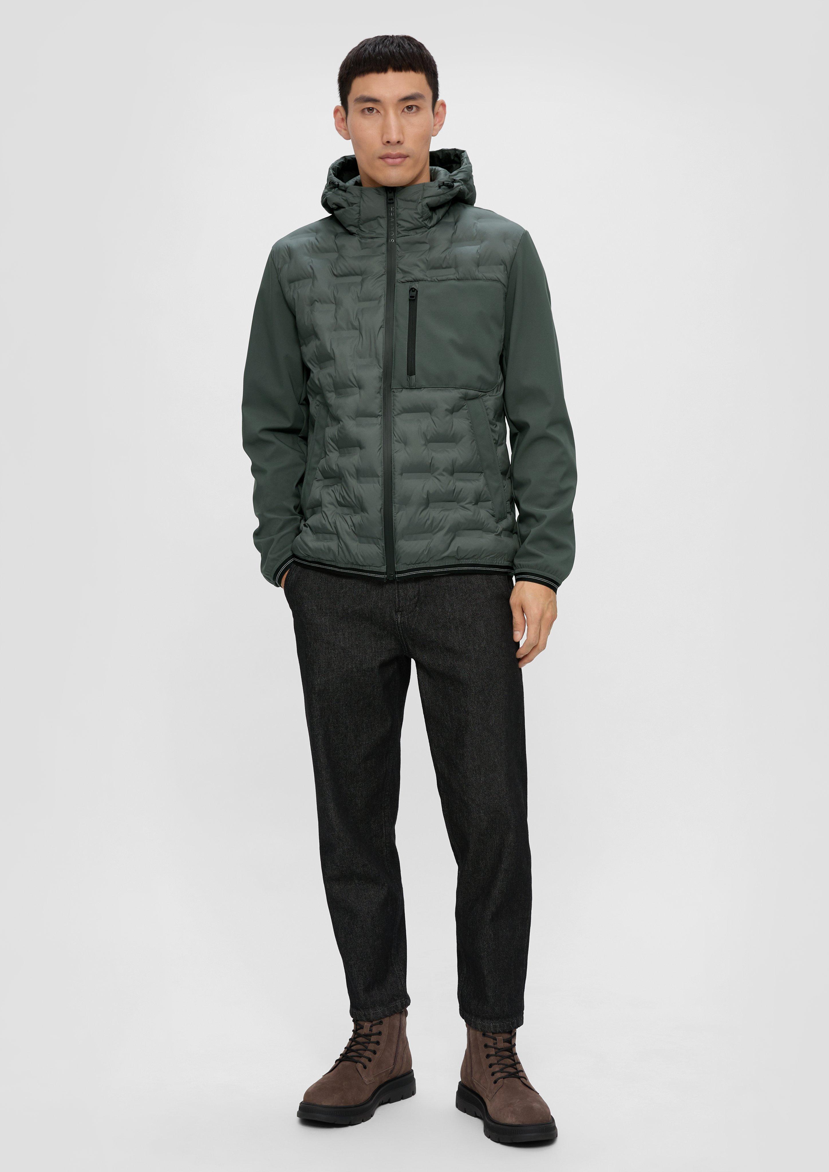 Softshelljacke im Fabricmix  2131771-7909