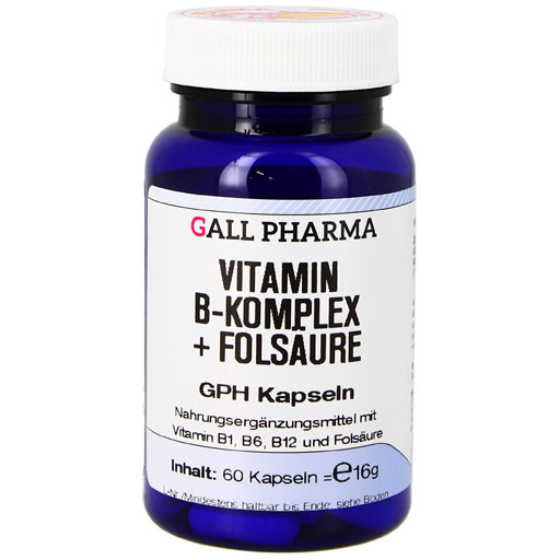 VITAMIN B KOMPLEX Folsäure Kapseln  60 St  Kapseln