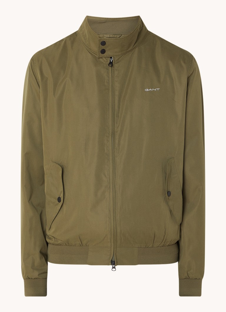 Vetrovka Gant Harrington z žepi in logotipom