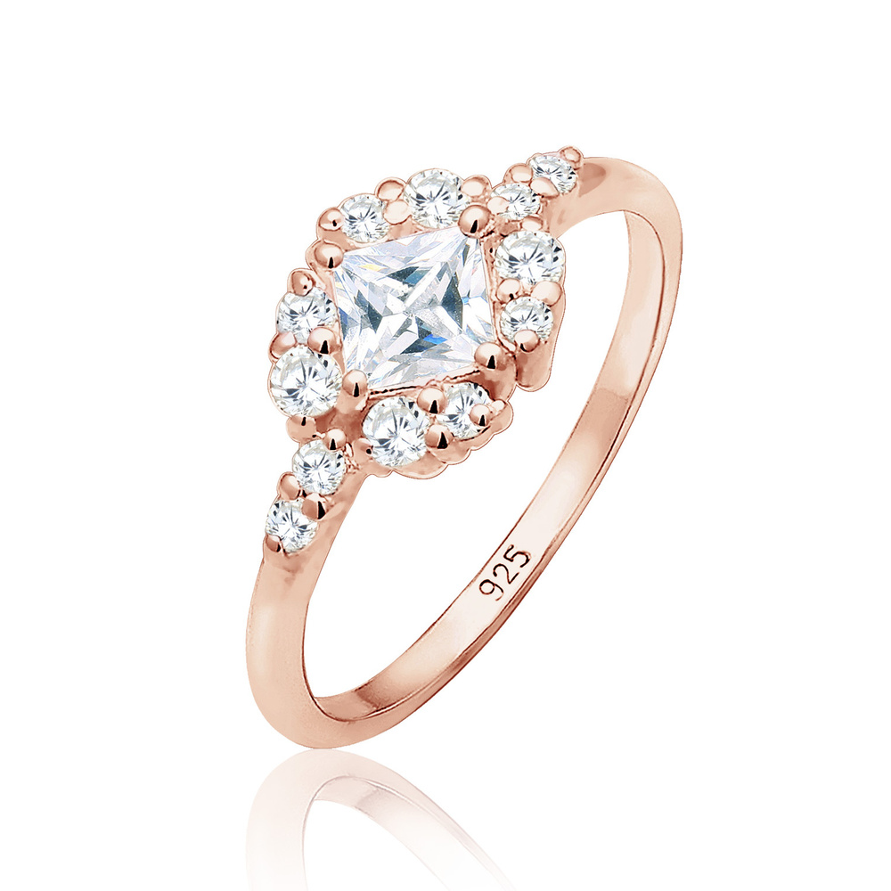 Elli PREMIUM Elli PREMIUM Bague Anneau d'enclenchement Cristaux Zircone Bague Femme - (925/100 Bague