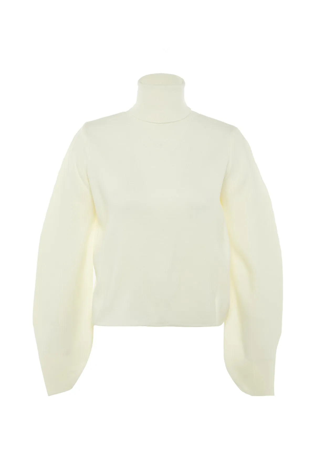Trendyol Collection  Ecru Basic Rollkragenpullover TWOAW21KZ0485