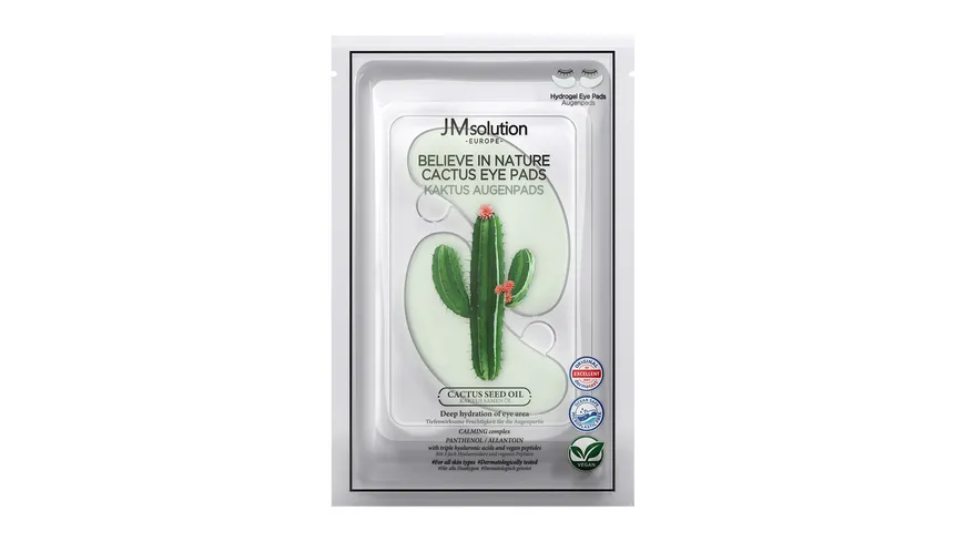 JMsolution Believe in Nature Kaktus Augenpads