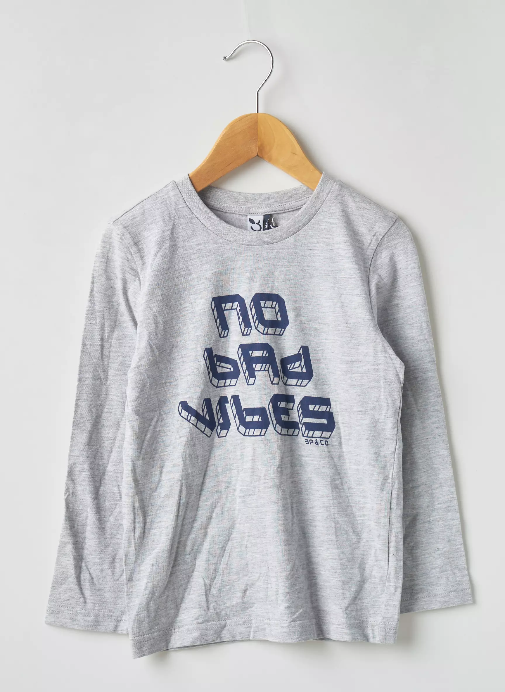 3 Pommes Tshirts Garcon couleur gris