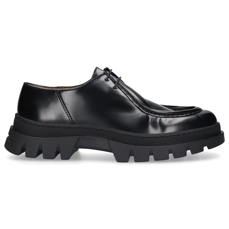 Henderson - Schnürschuhe 82242 Kalbsleder - schwarz