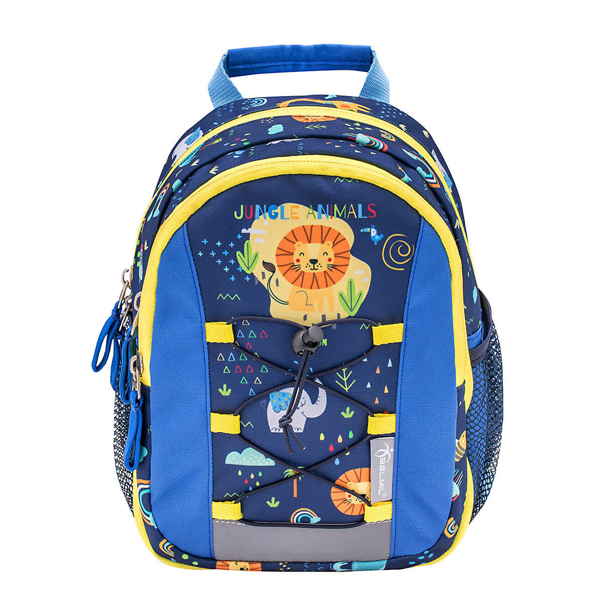 Kindergartenrucksack Mini Kiddy Kindergartenrucksack für 1-3 Jährige Kinder mit Brustgurt blau
