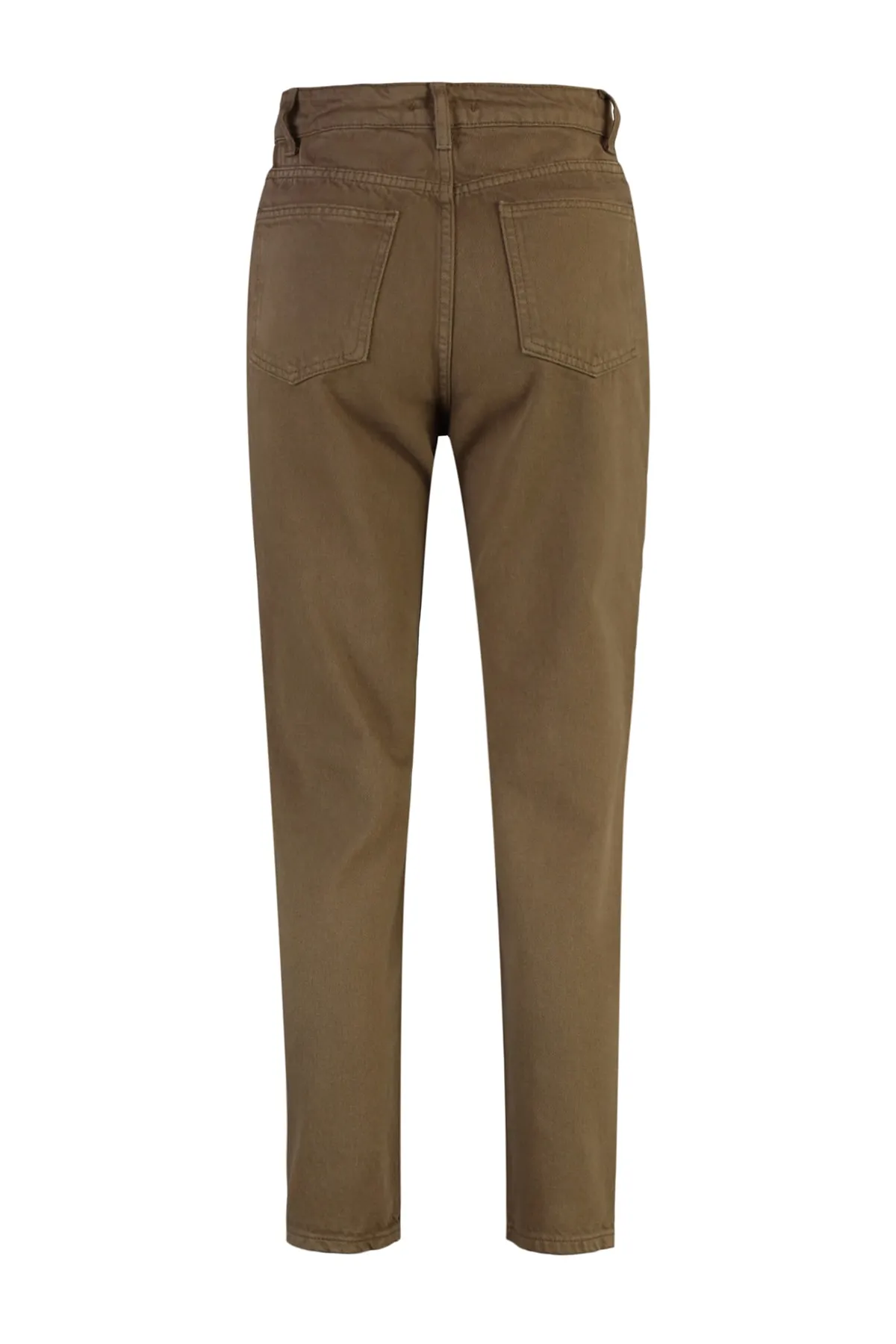 Trendyol Collection  Grüne, nachhaltigere Mom-Jeans mit hoher Taille TWOAW23JE00389