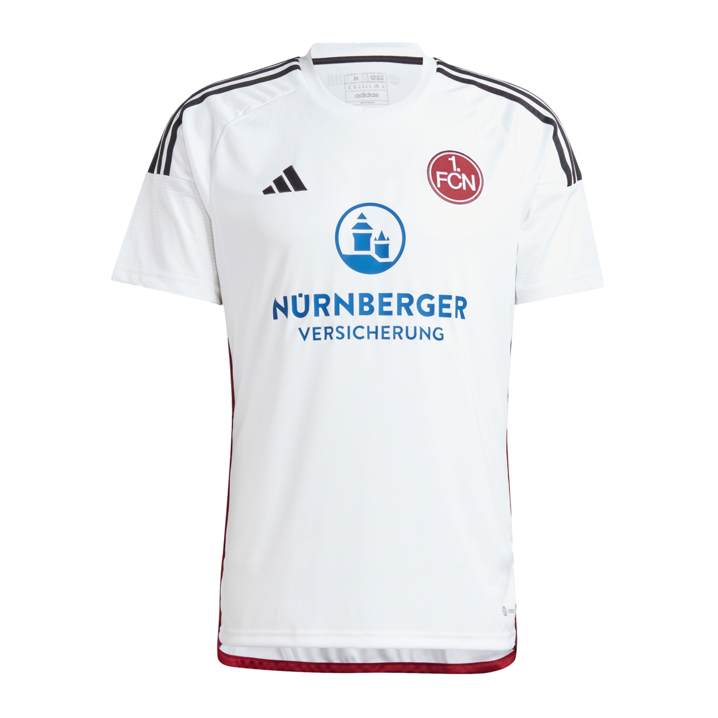 adidas 1. FC Nürnberg Trikot Away 2023/2024 Weiss